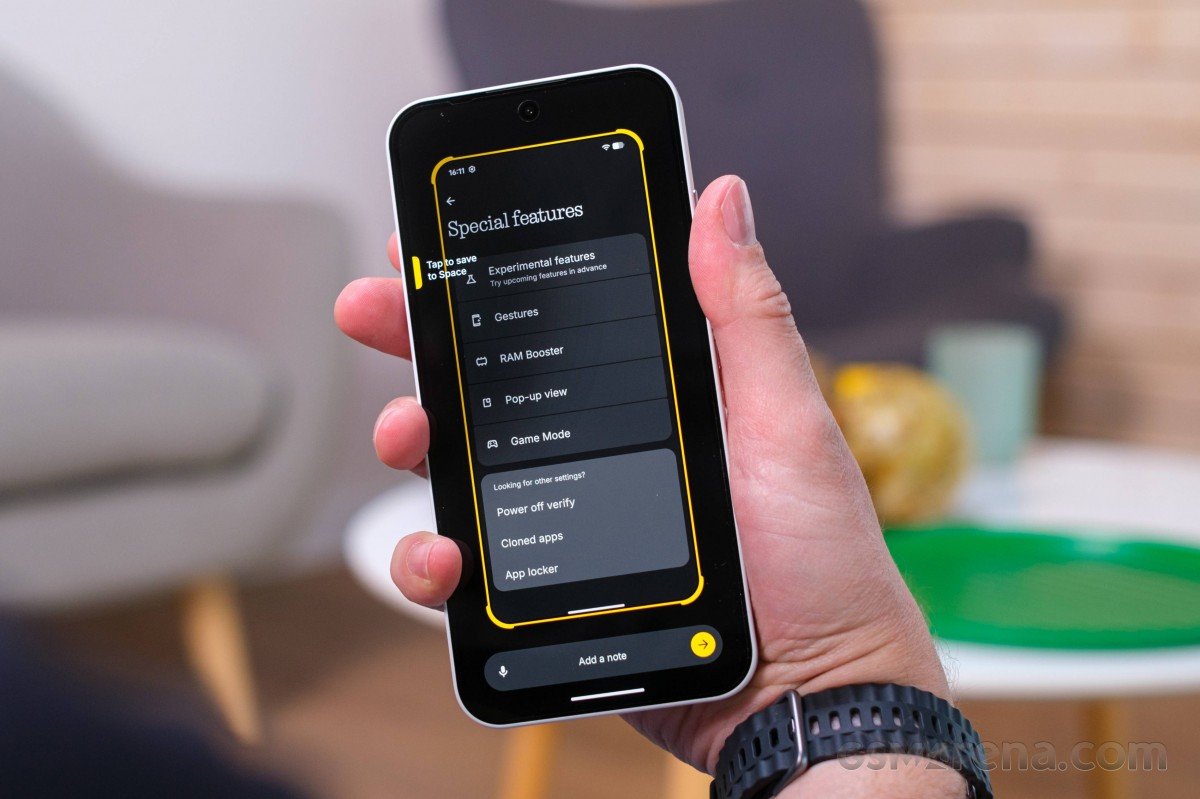 Nothing Phone (4a) software interface