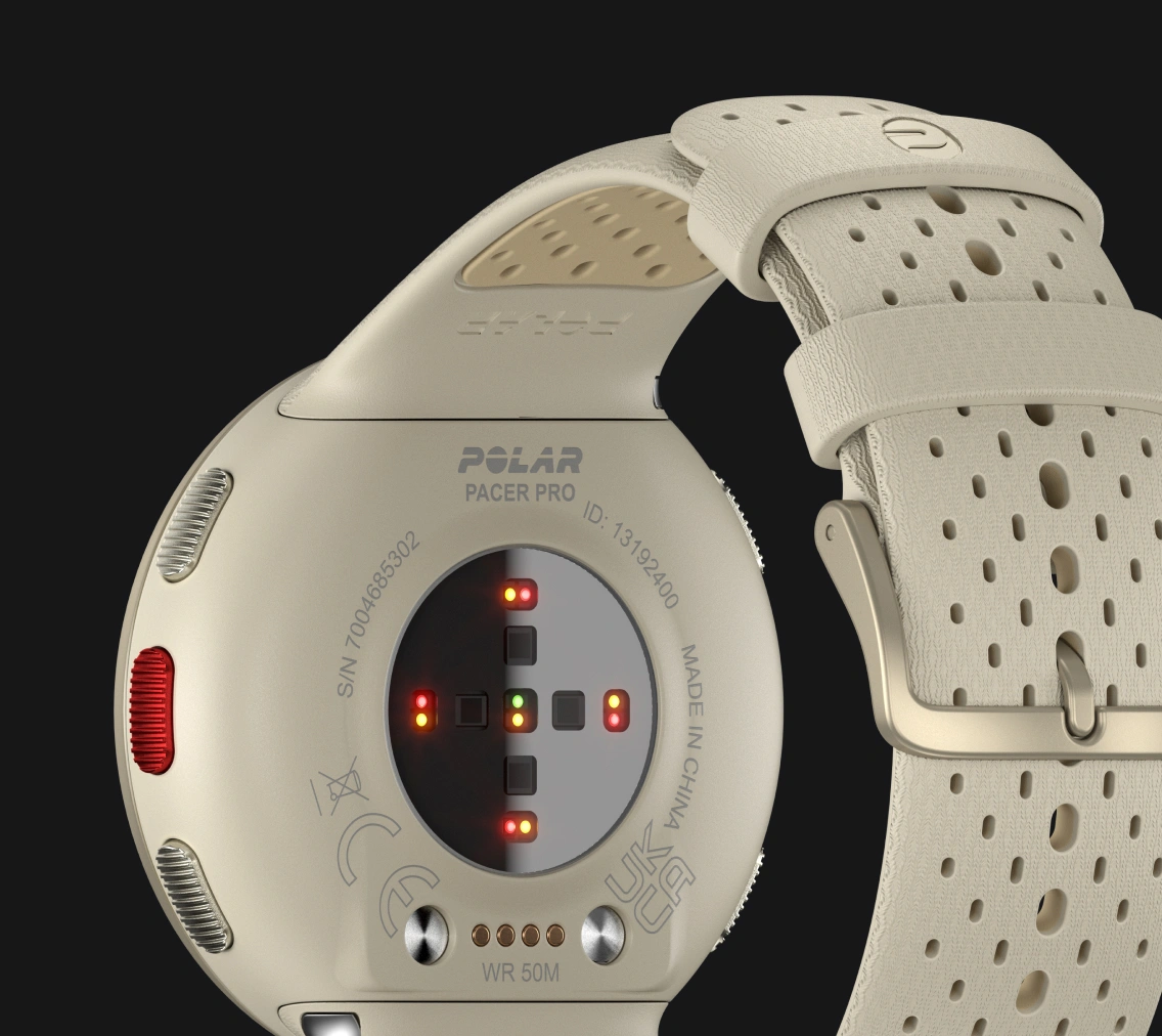 Polar Pacer Pro design