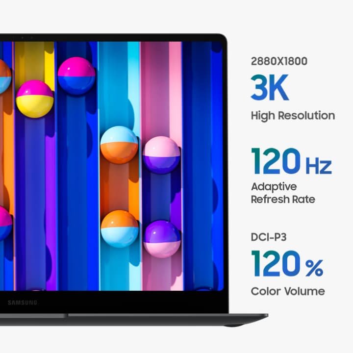Samsung Galaxy Book5 Pro display