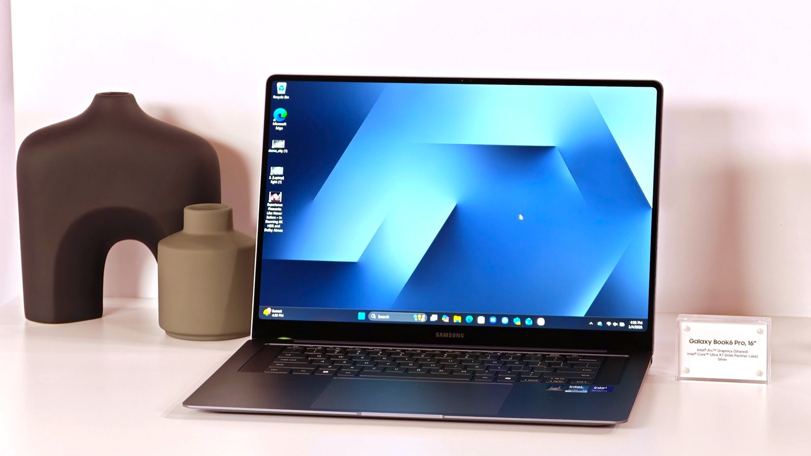Samsung Galaxy Book6 Touch software interface