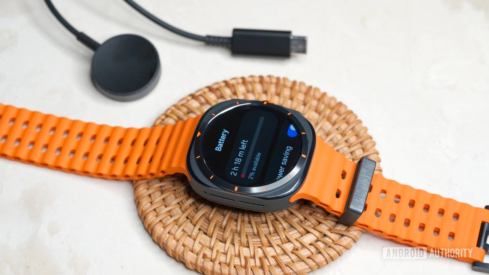 Samsung Galaxy Watch Ultra battery and charging